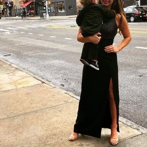 Eggplant Purple Oleg Cassini Black Tie gown 8